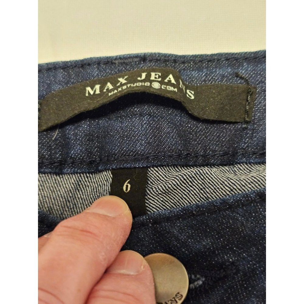 Max Jeans Salisbury Skinny Acid Washed Jeans Women's Size 6 New With Tags - Picture 3 of 7